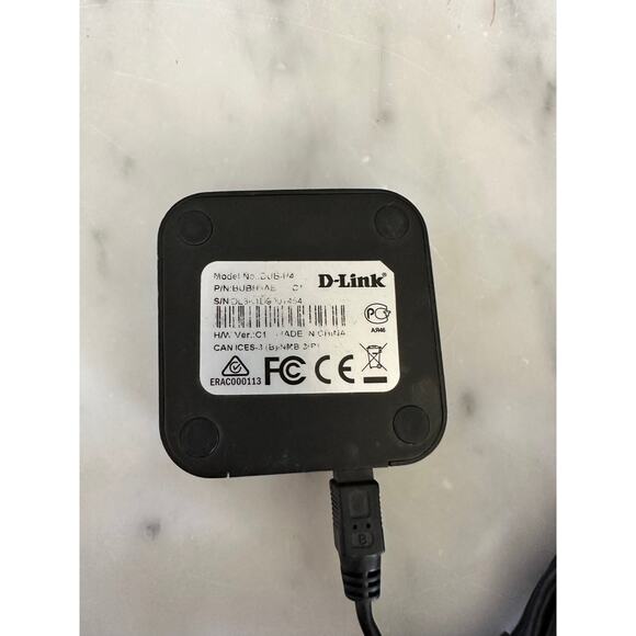 Wireless Mono Black Headset with USB Hub - Picture 4 of 4